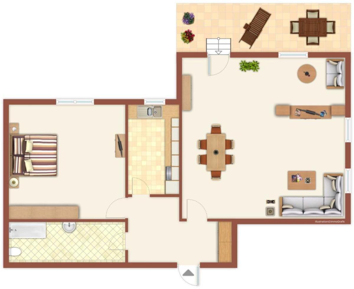Boje Apartment Росток Екстериор снимка